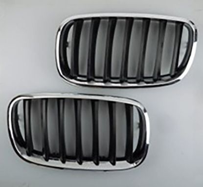 Panjur X6 E71 Sol/Sağ Set Krom/Siyah 2012-14 - 51137305589/590 resmi