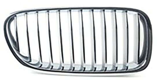 Ön Panjur Böbrek Sağ 12 Çıta Krom+Krom+Titan BMW F10/F11/F18 - 51137261356 resmi