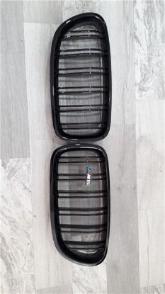 Ön Panjur Böbrek Set Parlak Siyah M5 BMW F10/F11/F18 - GKL 340307 resmi