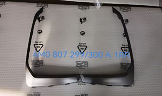 Sis Çıtası Süs Çıtası Sağ Gri Q7 Sline 2016-2020 - 4M0853300A 1RR resmi