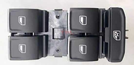 Cam Acma Dugmesi 4 Lü Kromlu (10 Pin) Golf 13-17/passat 15- - 5G0959857C resmi