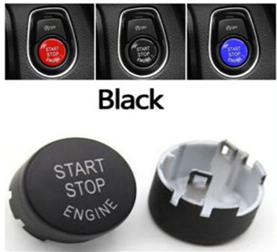 Start Stop Düğme Kapağı Siyah BMW F10 Lci F07 F06 F11 F12 F13 F01 Lci - 61319153831 S resmi