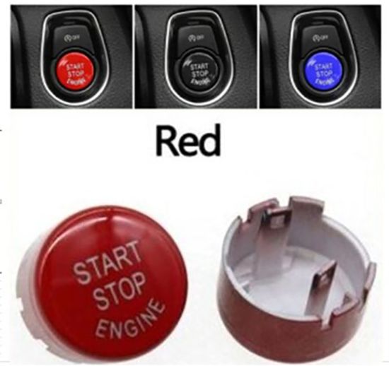 Start Stop Düğme Kapağı Kırmızı BMW F10 Lci F07 F06 F11 F12 F13 F01 Lci - 61319153831 K resmi
