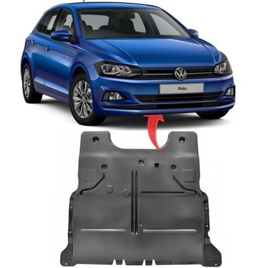 Motor Alt Muhafaza İzolasyonlu Ön Plastik 1. Kalite Polo 2018>> - 2Q0825236C İZL resmi