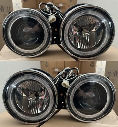 Ön Far Set Kristal Siyah BMW 3 Serisi E30 1988-1991 - 63121386753/63121386754 resmi