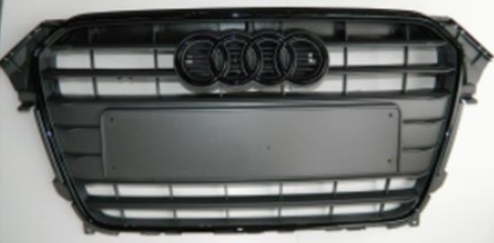 ON PANJUR PARLAK SIYAH CERCEVE MAT SIYAH SENSORSUZ TR PLAKALIK A4 A4 2012-2015 - 8K0853651E VMZ. resmi