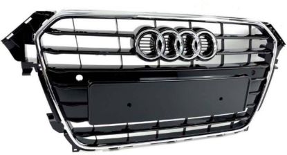 ON PANJUR KROM CERCEVE PARLAK SIYAH SENSORLU TR PLAKALIK A4 A4 2012-2015 - 8K0853651E T94.. resmi