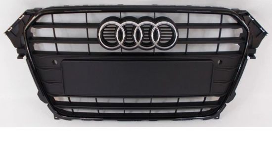 Ön Panjur Krom Çerçeve Mat Siyah Sensörlü Tr Plakalık A4 A4 2012-2015 - 8K0853651E VMZ resmi