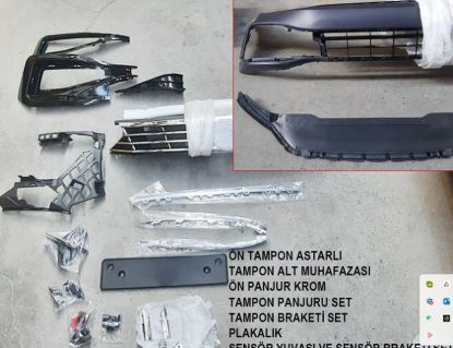 Ön Tampon Set R-Line B8.5 Volkswagen Passat 2015 ve Sonrası - 3G0807217P resmi