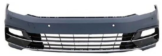 Ön Tampon Set R-Line Panjursuz Volkswagen Passat 2015 ve Sonrası - 3G0807217T resmi