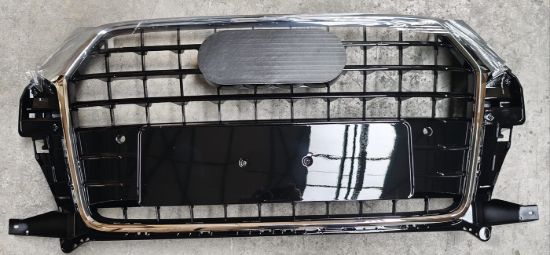 Ön Panjur Krom Çerçeve Parlak Siyah 11 Petek Q3 2015-2018 - 8U0853651P T94 resmi