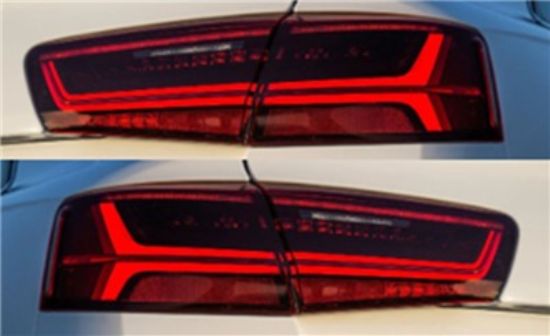 STOP LAMBASI KAYAR LED SAG SOL SET A6 S6 2015-2018 TAK CALISTIR SOKETLER UZERINDE - 4G5945093D/4G5945094D/4G5945095D/4G5945096D resmi