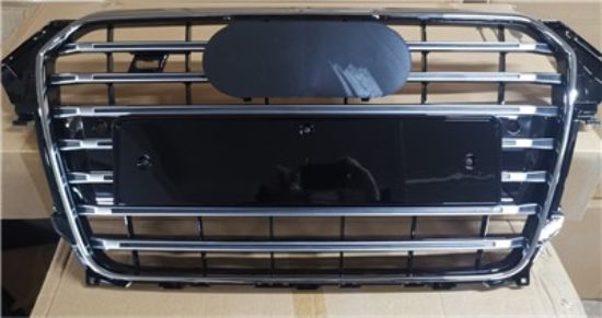 ON PANJUR KROM CERCEVE KROM CIZGILI PARLAK SIYAH TR PLAKALIK S4 A4 2012-2015 - 8K0853651S T94 resmi