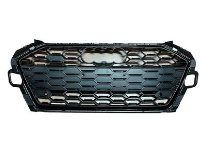 ON PANJUR PARLAK SIYAH CERCEVE PARLAK SIYAH CIZGILI SATEN SIYAH ZEMIN AUDI A4/S4 2019-2022 - 8W0853651DK CKA resmi
