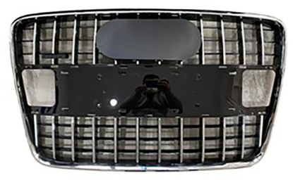 Ön Panjur Krom+Krom Çizgili Plakalıksız Q7 Sline 10-15 - 4L0853651E T94 resmi