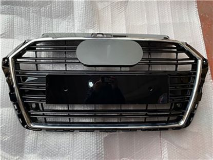 Ön Panjur Kromlu Parlak Siyah A3 Sedan-Hb 2017>> - 8V3853651AA 3FZ resmi