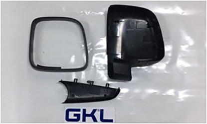 Ayna Kapağı Set Sol (3 Parça) T5/Caddy - 7H1857527A/603/553 resmi