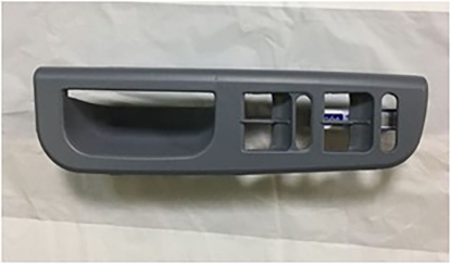 Cam Düğme Çerçevesi Sol Gri Kapı Tutamağı Golf-Passat-Bora-Octavia 1998-2004 - 3B1867171E 7DE resmi
