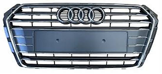 Ön Panjur Krom Çerçeve Krom Çizgili Parlak Gri A4 2016-2020 - 8W0853651AB RN4