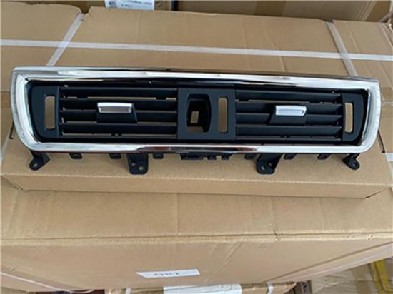 Klima Kalorifer Izgarası Ön Orta Krom Çerçeve Siyah BMW 5 Serisi F10 2010-2016 - 64229166885 resmi