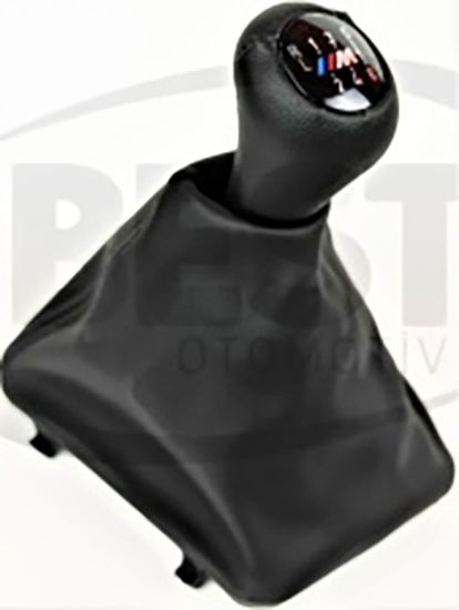 Vites Topuzu ve Körük M Power 6 Vites Siyah Deri BMW 5 Serisi E39 1995-2003 - 25112229183SYH resmi