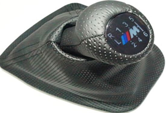 Vites Topuzu ve Körük M Power 6 Vites Benekli Deri BMW 5 Serisi E34 1988-1996 - 25117896886BNK resmi