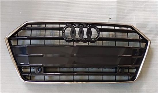 Ön Panjur Krom Çerçeve Parlak Taş Gri Sensörlü Audi A7 C8 - 4K8853651 resmi