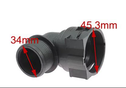 Su Flanşı (Ahtapot Hortum Radyatör Alt Çıkış 26-90 Derece) - 5Q0122051 resmi
