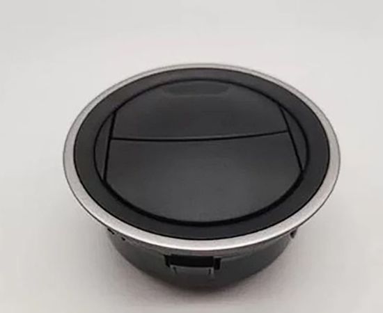 Havalandırma (Torpido) Ön Mat Siyah Koyu Krom Çerçeve - 2H0819703F L88 resmi