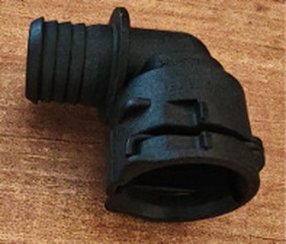 Su Flanşı (Ek Soğutucu Radyatör Üst Çıkışı) Volkswagen Audi Skoda Seat - 5QF122291K resmi