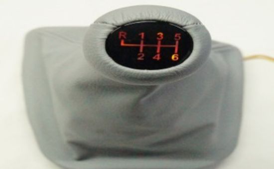 Vites Topuzu ve Körük Işıklı E34 6 Vites Gri Deri - 25111220439 GKID resmi
