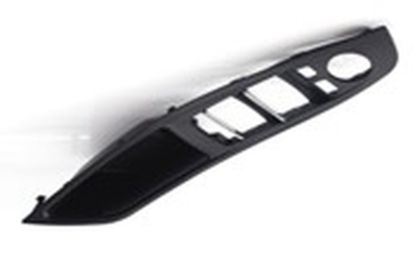Cam Düğme Çerçevesi Ön Sol Katlanır Ayna Siyah BMW 5 Serisi F10-F18 - 51417225873 resmi