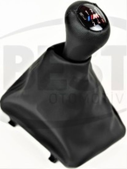 Vites Topuz ve Körük BMW E46 M Power 6 Vites Siyah Deri - 25111434426 SMK resmi