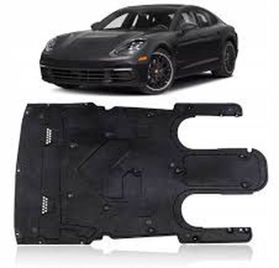 Motor Alt Muhafaza Halı Ön Orta Porsche Panamera 2017 ve sonrası - 971825311F resmi