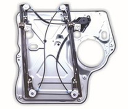 Kapı Cam Mekanizması Ön Sağ Saclı Volkswagen Transporter T5 2003-2010 - 7H0837754B resmi